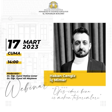 Webinar " Ofis- İdari Bina İç Mekan Tasarımları-1"